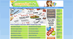 Desktop Screenshot of couponing-lady.com